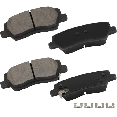 Image of cciyu D1659 Rear Ceramic Disc Brake Pads Kit For Cadillac ATS 2013-2018,For Cadillac CTS 2014-2019