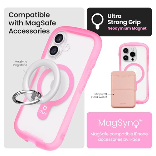 Coque transparente iPhone 16 Plus iFace antichoc et magnétique - 3