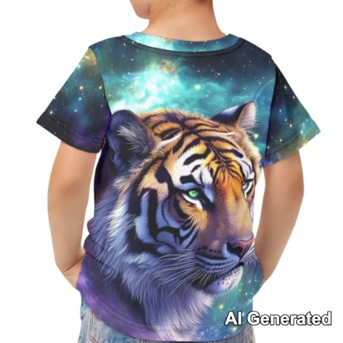 Image of Xhuibop Kids T Shirts for Boys Size 3-16 Girls Short Sleeve Sportswear Active Tops