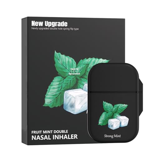 QOCUILC Bastón Nasal – 1 Pieza Inhalador con Mentol y Aroma a Hierbas para Respiração Clara, Frescura y Concentración (Portátil)