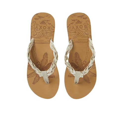 Image of Roxy Women's Feel Breezie Braided Flip Flop Sandal