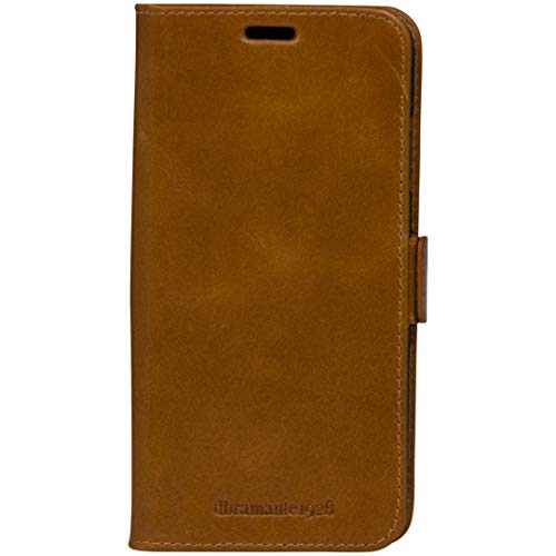 dbramante1928 - Copenhagen Housse pour iPhone XS Max - Portefeuille de Protection en Cuir de Haute Qualité - avec Compartiment Carte et Fonction Support - Marron Cover