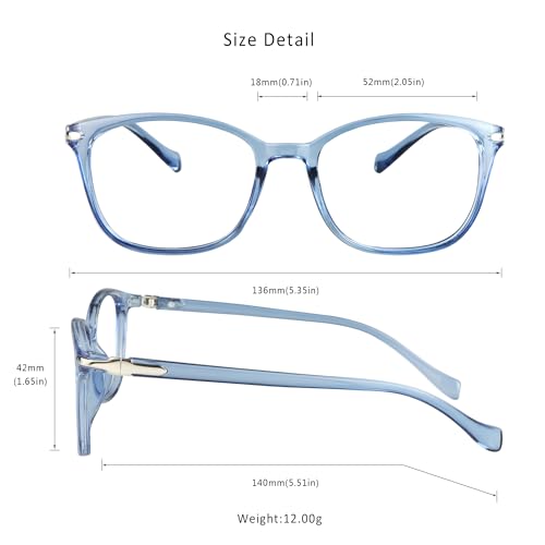 Image of LifeArt Blue Light Blocking Glasses, Anti Eyestrain, Computer Reading Glasses for Women /Men