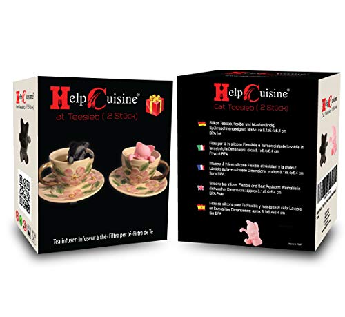 HelpCuisine infusor de te/infusionador/colador te/Filtro te/infusores de te, Hecho de Silicona 100% alimentaria Libre de… - Imagen 7