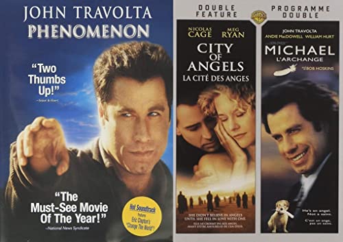 Phenomenon / City Of Angels / Michael [3 Romantic Fantasy Movies 2-Dvd Pack] #TOP4