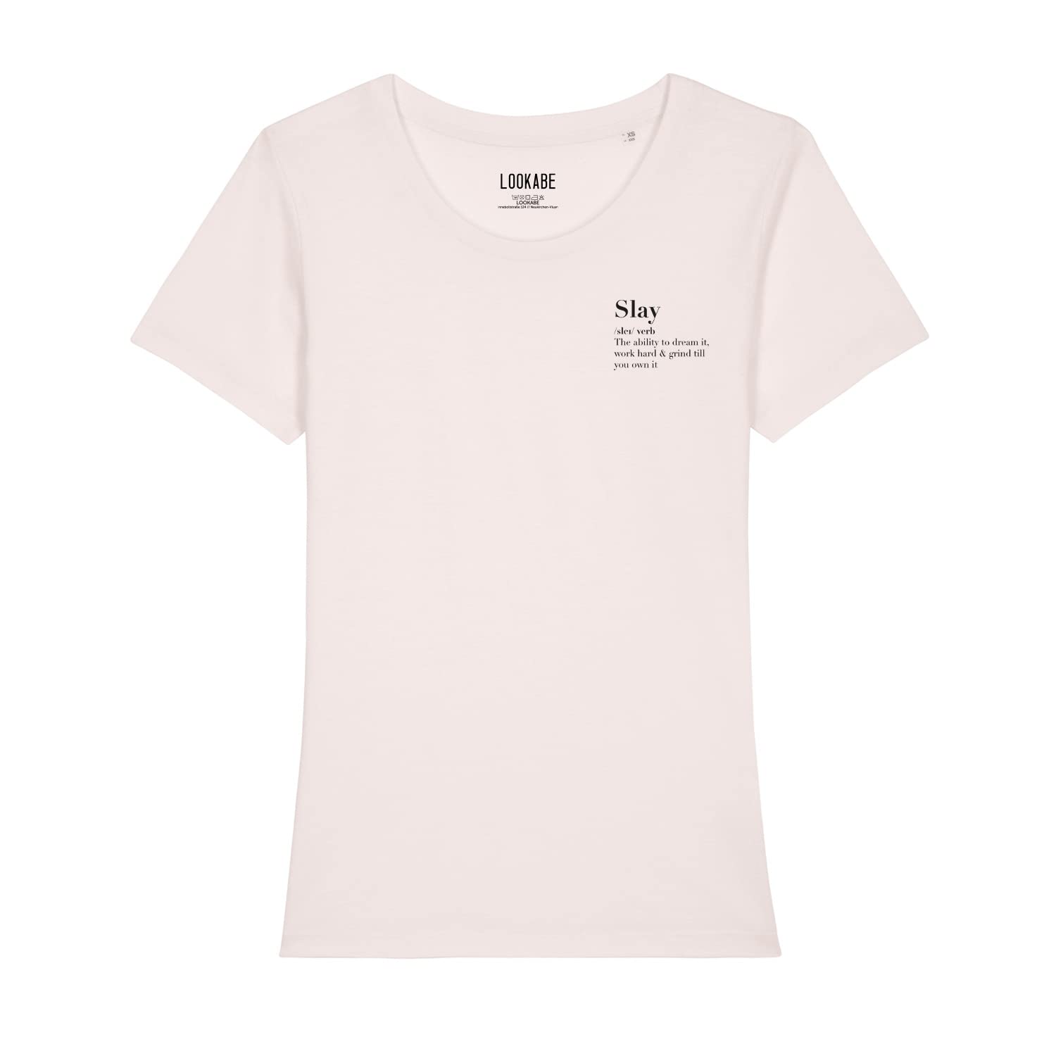 Damski T-Shirt Expresser - Slay - Sportowy styl Street-Style Basic T-Shirt z bawełny organicznej na wiosnę i lato