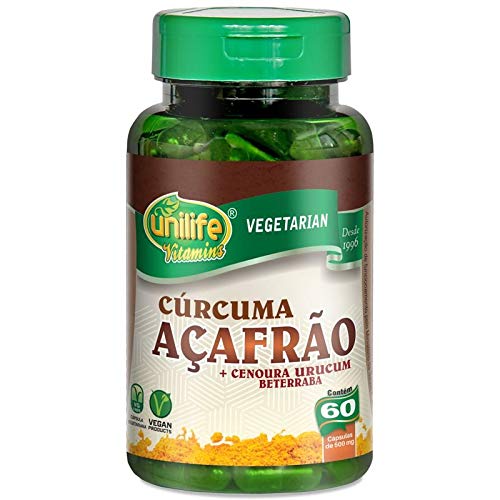 Kit 3 Cúrcuma Açafrão Unilife 60 Cápsulas