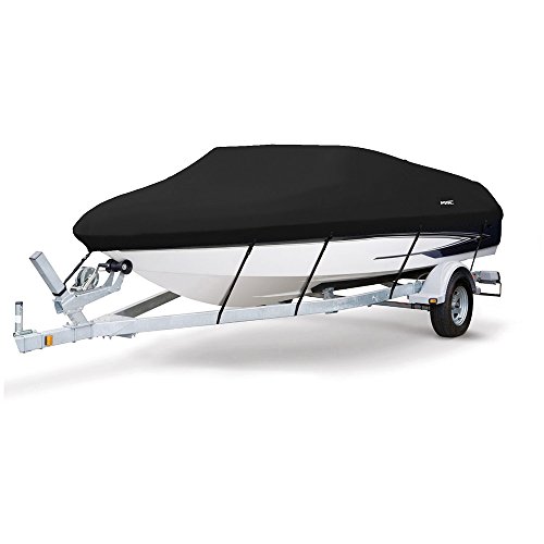 Housse bateau 600D contre infiltration eau et humidité, bâche remorquable 4,2m - 4,9m