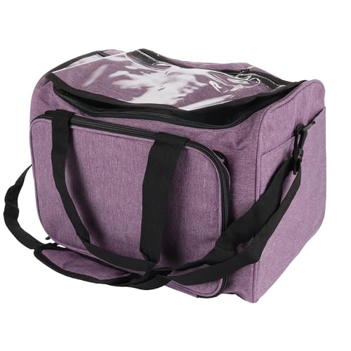 Image of JubileeYarn Rectangular Fabric Yarn Storage Tote Bag - Purple - 1 Bag