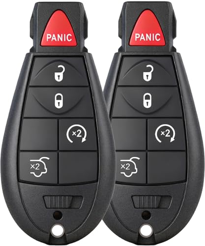 Télécommande Jeep Grand Cherokee et Commander, clé 5 boutons M3N5WY783X par YIKEBALOG