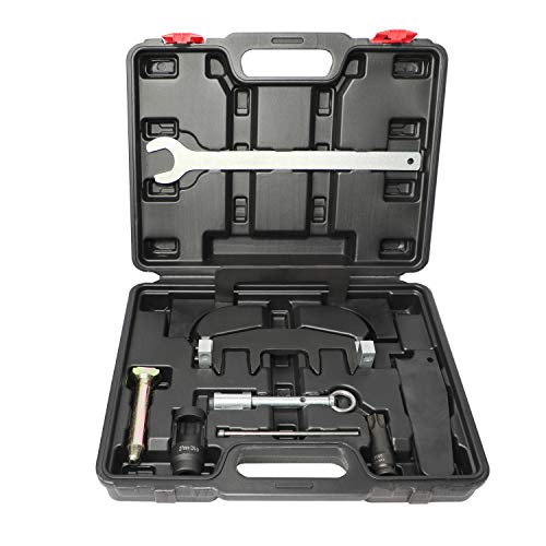 DPTOOL M271 Camshaft Adjuster Timing Chain Tool Kit Fuel Injector Remover Installer Set Compatible with Mercedes Benz M271 CLK SLK CLC C200 C180 E200 E260 SLK200