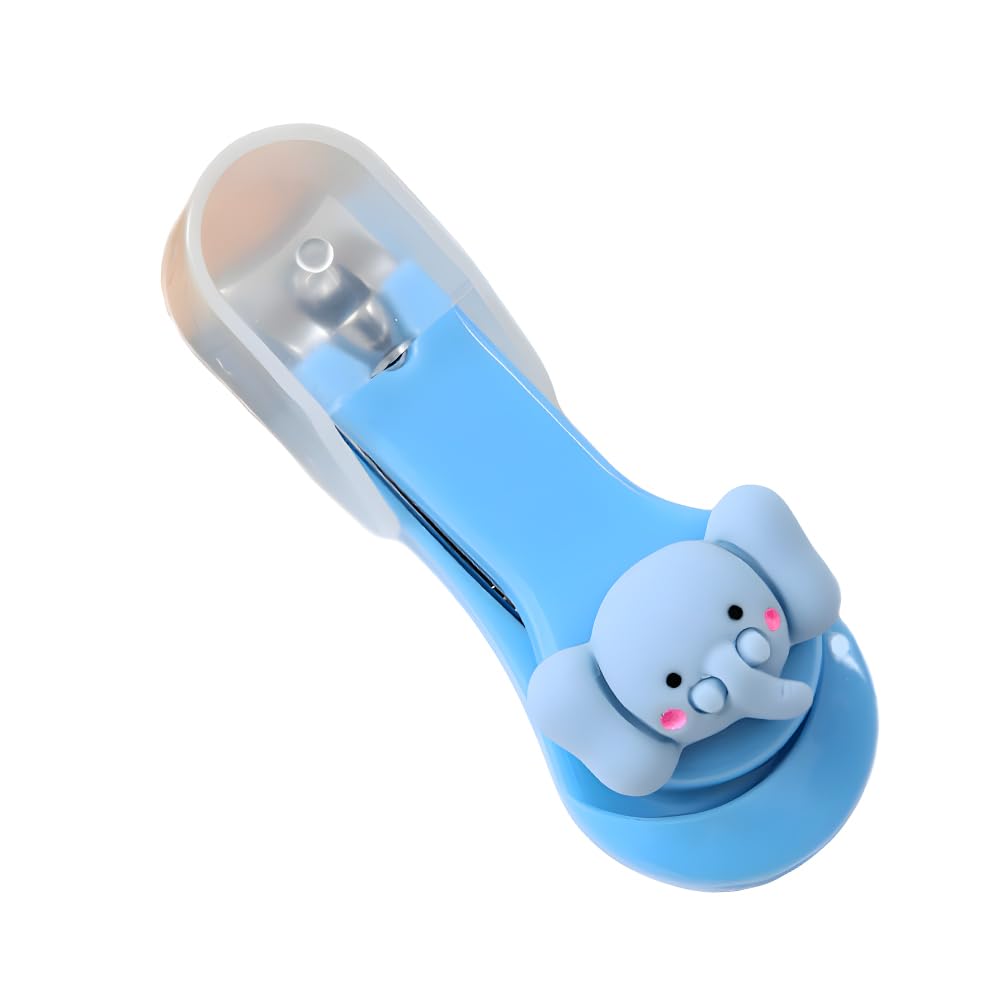 Household Cute Cartoon Candy Color Creative Mini Portable Nail Clipper Anti-Splash Manicure Tool Nail Clipper