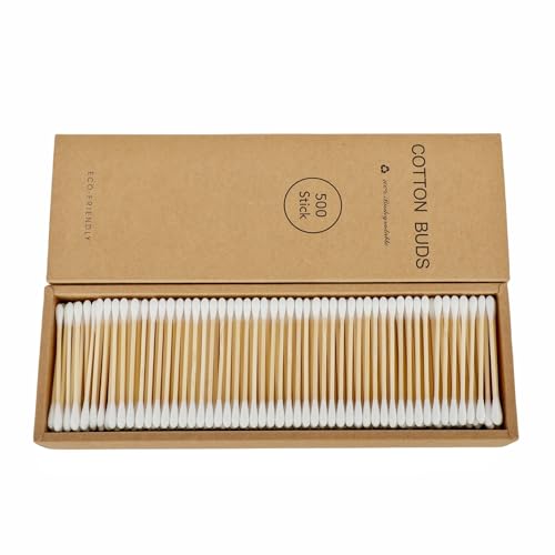 Premium Cotton Swabs – Natural Biodegradable, 2000 pcs