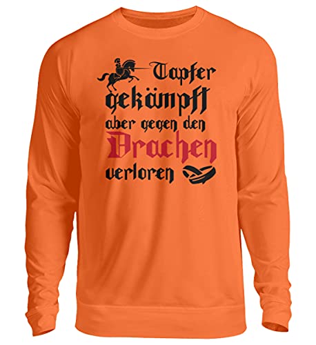 Pull JGA orange unisexe Tapfer en taille S pour enterrement de vie de garçon