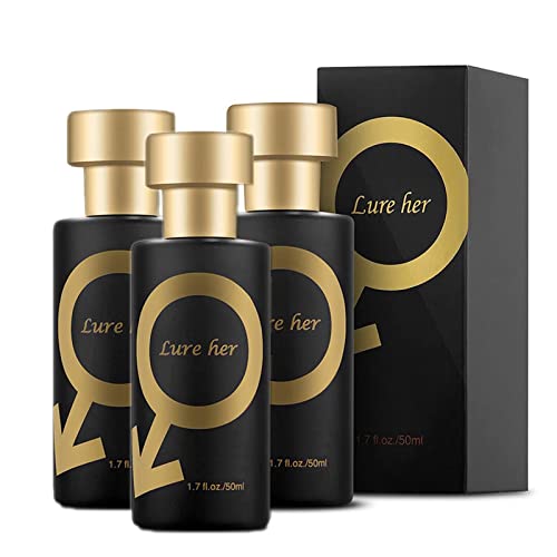 Sumduino Golden Lure Perfume Lure Her Perfume, Romantic Perfume Attract Men Women Cologne Perfume Spray 50 Ml (3Pcs) #TOP16
