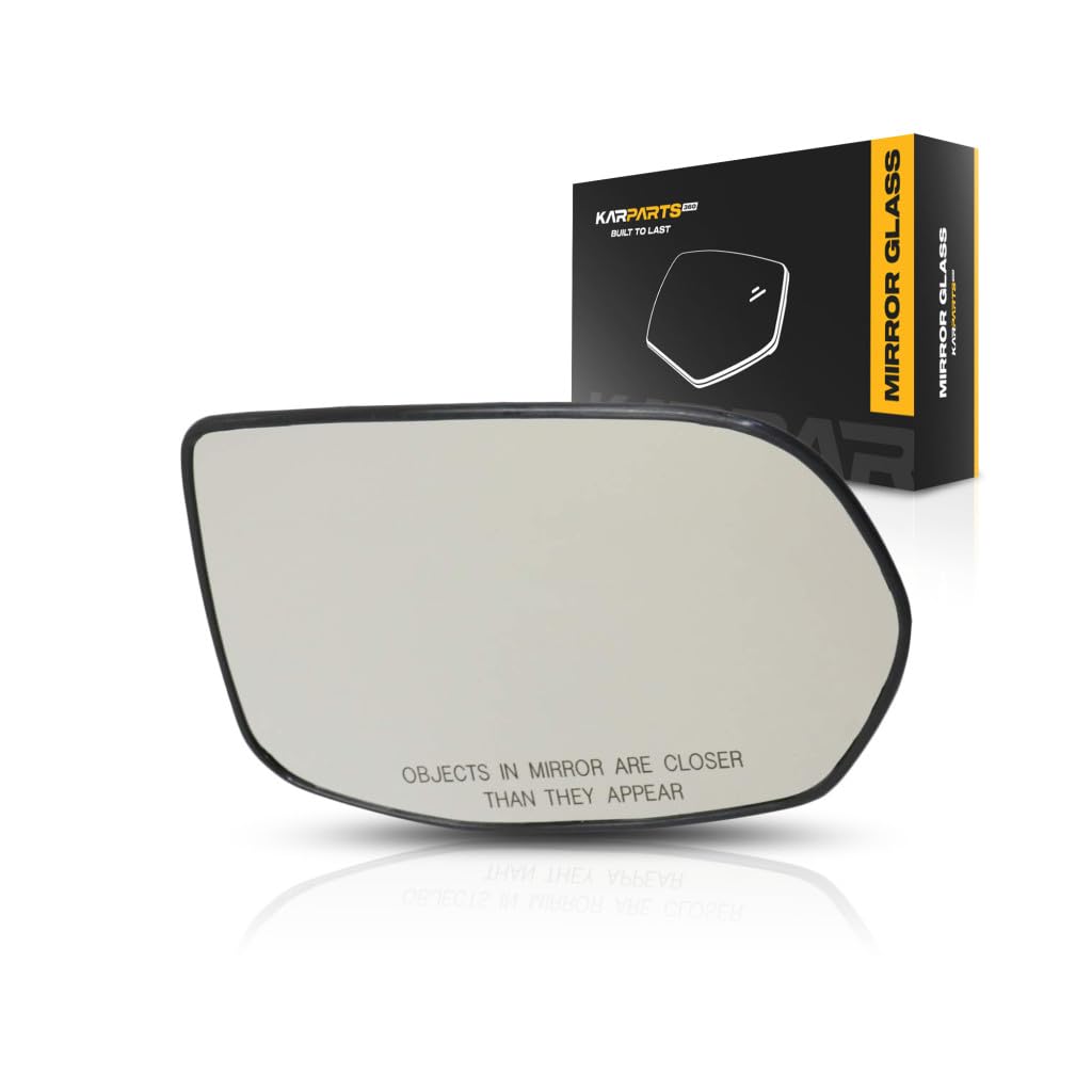 Driver Side Mirror Glass Assembly With Plastic Backing Plate (Non-Heated) Compatible - Foto 12