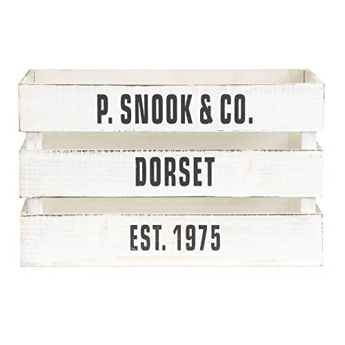 ベストコ(Bestco) 収納ボックス ヴィンテージ ウッドボックス ND-9283 S ホワイト