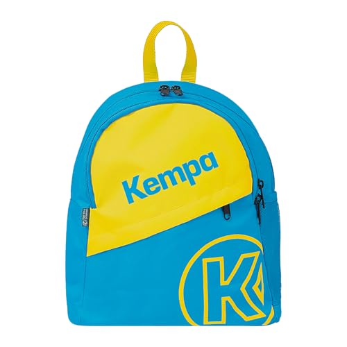 Kempa Team Rucksack für Kinder – Junior Sport-Rucksack 14,8L mit Reißverschluss, gepolsterte Schultergurte, wasserabweisend – Schulrucksack Freizeit Sporttasche