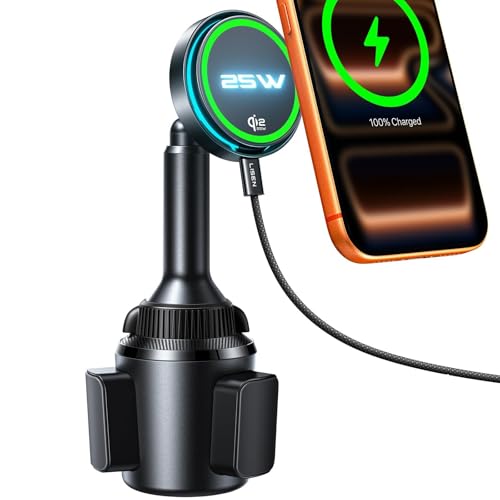 Image of LISEN for Qi2.2 25W Cup Holder Phone Holder,Cooling Fan,95W Fast Adapter