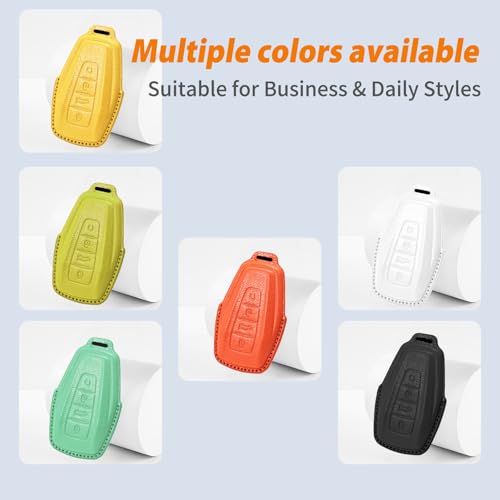 Funda de llave para coche Geely Xingrui Boyue Coolray protector inteligente de cuero 3