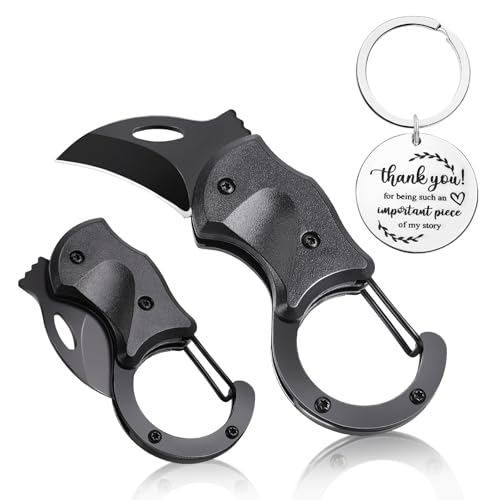 Small Pocket Knife with Carabiner