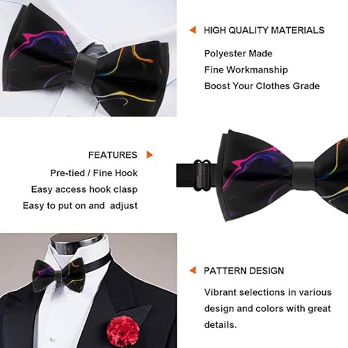 Supdreamc Boys Pre-Tied Bow Tie - Fashionable Design for School Uniform & Events4