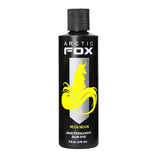 ARCTIC FOX Vegan and Cruelty-Free Semi-Permanent Hair Color Dye (8 Fl Oz, NEON MOON)