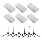Staubsauger Hepa Filter Seitenbürste, kompatibel for SILVERCREST, SSWR A1 Roboter Staubsauger Teile Bruhes Filter Ersatz Kit