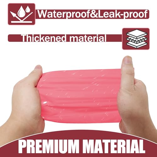 Image of 110pcs Sanitary Napkin Disposal Bags, Women Tampon Disposal Bags, Sealed Opaque Feminine Hygiene Disposal Pads Bag for Privacy, Pink