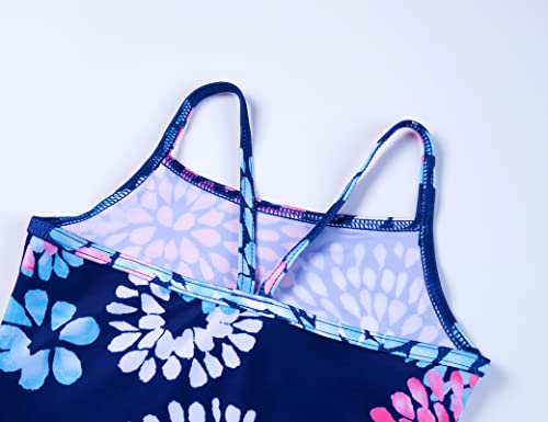 Image of Girls Swimsuits One-Piece Bathing Suits Multicolor Kids Sport Summer Beach Swimwear for 2-10 Years Old