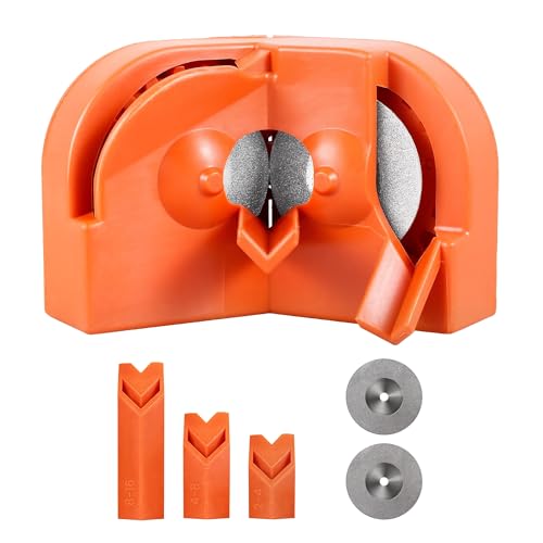 Multipurpose Drill Bit Sharpener Tool with 2 Grinding Wheels - Portable Drill Bits Grinding...