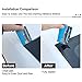 Car Weather Stripping 14mm Car Windshield Weather Seal Rubber Stripping Trim Weatherstrip Adhesive T Shape Sunroof Seal Cover Leak Sound Proofing (16 Feet)