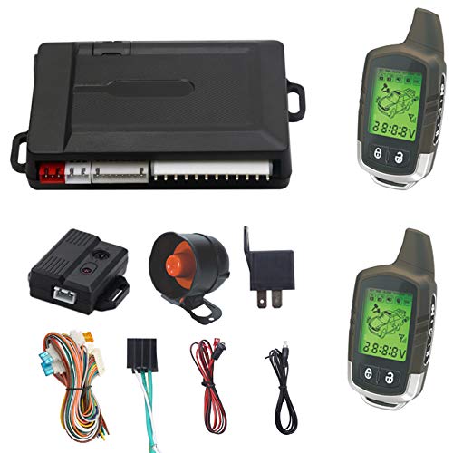 Carbest Vehicle Security Paging Car Alarm 2 Way Lcd Sensor Remote Engine Start System Kit Automatic | Car Burglar Alarm System #TOP2
