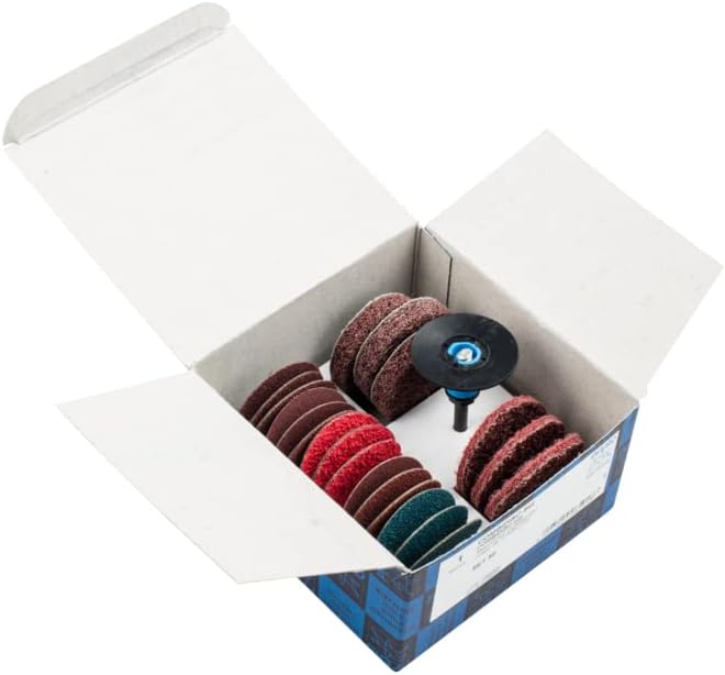 PFERD 42790050 Combi Disc Tool Set 50 - Medium Grit Construction, Compatible with Angle Grinder, Außen-ø 50 mm