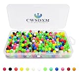 CWSDXM Round Fishing Rig Beads 6mm, 8mm Mixture Fishing Beads Bait Eggs Kits for All Sort Fishing Ri