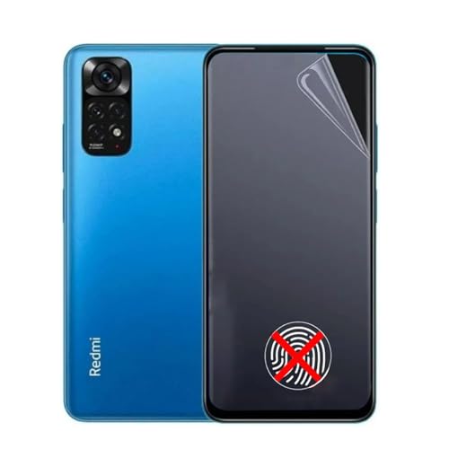 [2pcs] Película de hidrogel mate suave para Xiaomi Redmi Note 11 4G /Redmi Note 11S 4G (6.43 Pulgadas), [anti -deslumbramiento/anti -huellas dactilares] película protectora de pantalla tpu flexible