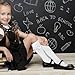 SPTRAMLE Girls Knee High Socks, Long School Uniform Socks with Bows for 8-12 Years, 2 Pairs