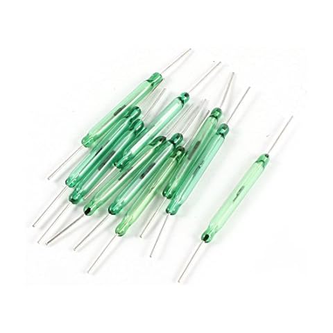 Interruptor de Láminas Green/Silver Set de 10 Piezas sourcing map Cover