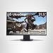 LG 32GS60QC-B Ultragear 32-inch Curved Gaming Monitor QHD (2560x1440) 180Hz 1ms 1000R AMD FreeSync HDR10 HDMIx2 DisplayPort Borderless Design Black Stabilizer DAS Crosshair FPS Counter - Black