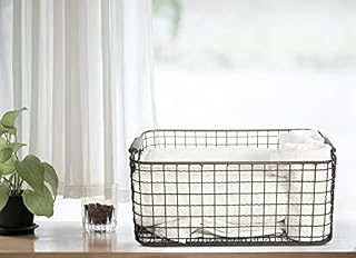 Metal Wire Storage Basket Shelf Basket Bathroom Storage Kitchen Cupboard Organizer Gift Basket