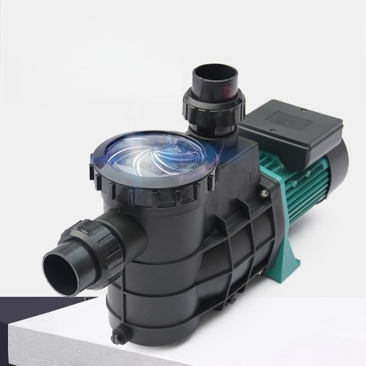 Bomba de agua autocebante para piscina de 1100W, bomba de circulación de alto flujo de 360L/min para piscina, estanque Koi, acuario, tanque de agua de mar