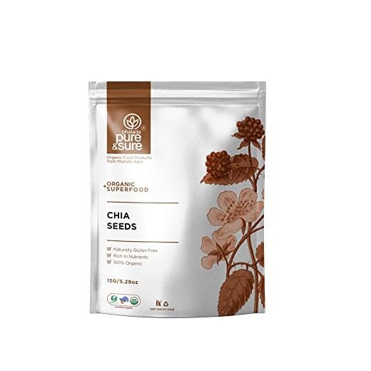 Pure and Sure Organic Chia Seeds, 150g