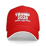 Trmp 2028 Hat 47 48 President Hat Cap for Men Women Red P32