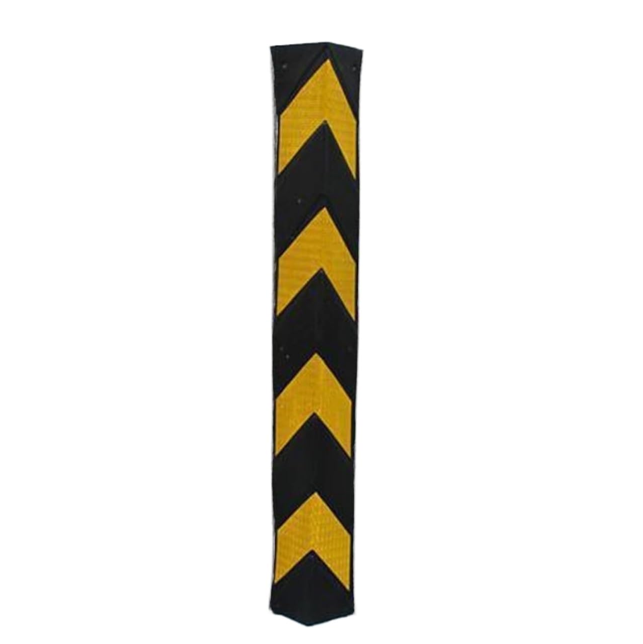 HCZKIUJY Rubber Bollards and Corner Guards with Reflective Strips for Parking Garage Safety and Protection (Yellow 15pcs)