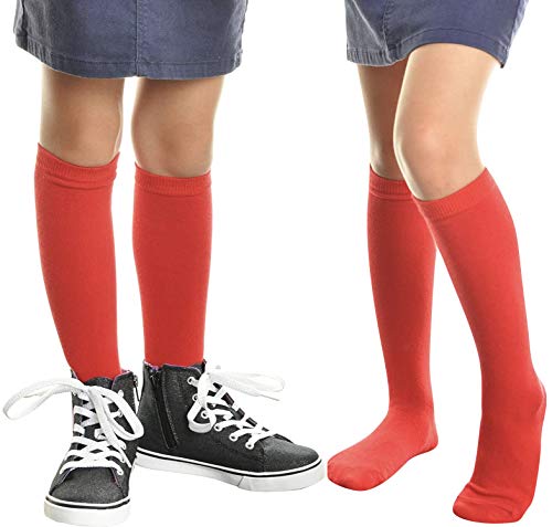 ToBeInStyle Pack of 6 or 12 Classic Cotton Blend Uniform Knee-High Socks2