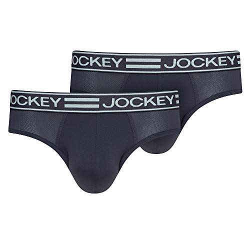 Preisvergleich Produktbild Jockey Microfiber Active Brief 2Pack, Navy, XL