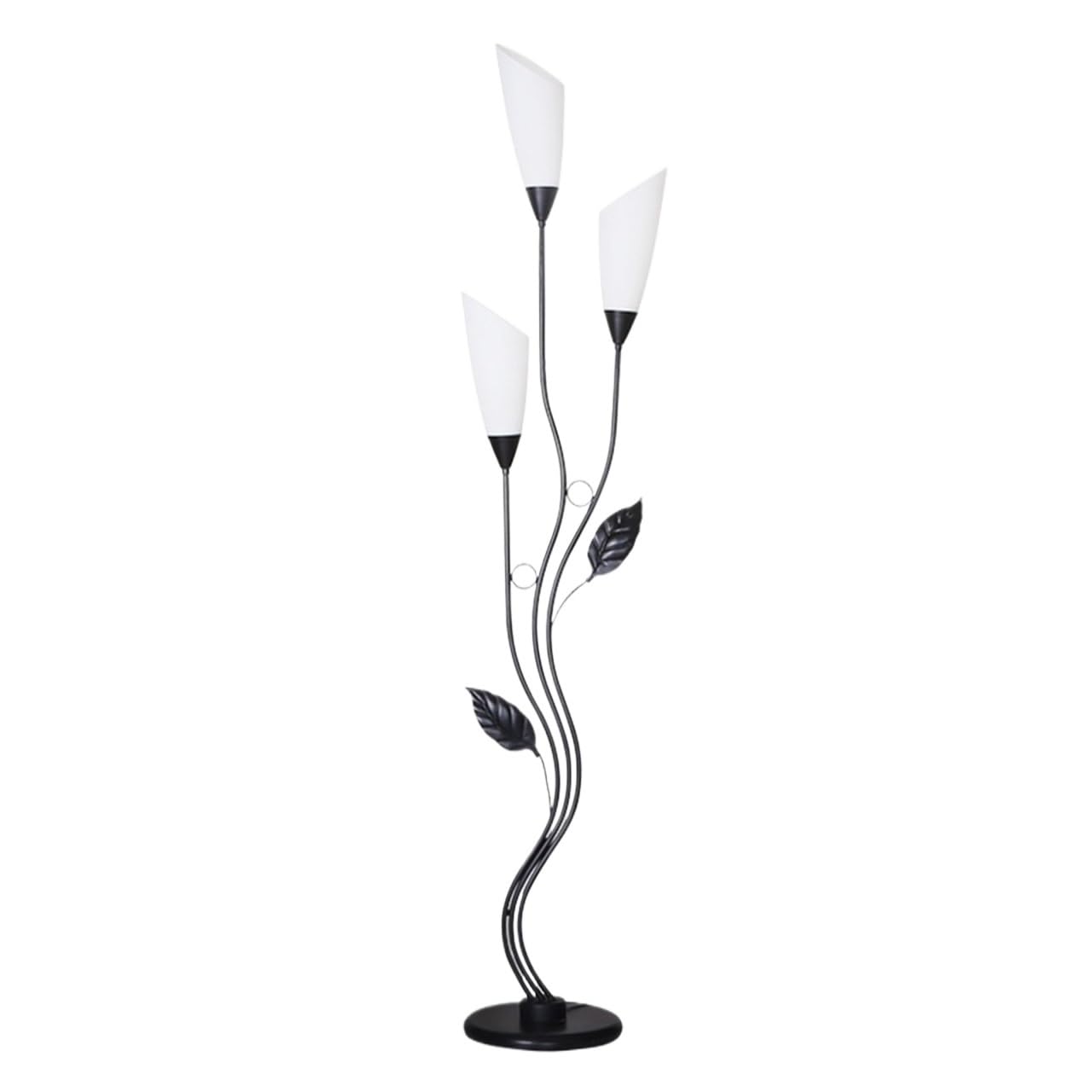 AZHKJKZH Floor Standing Lamp Floor Lamp with Acrylic Lampshade Modern Standing Wrought Iron Living Room