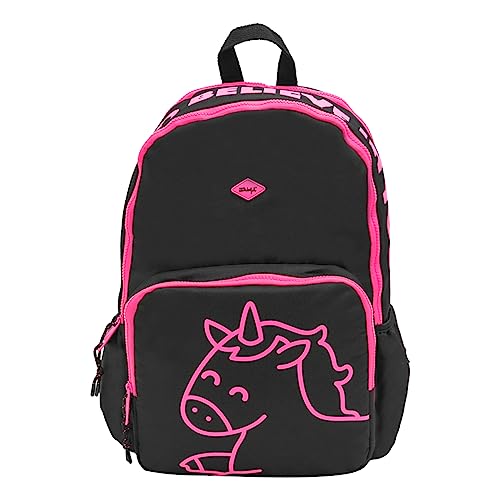 Mr.wonderful – Backpack Unicorn Doble Cremallera Negra – Time To Believe In You