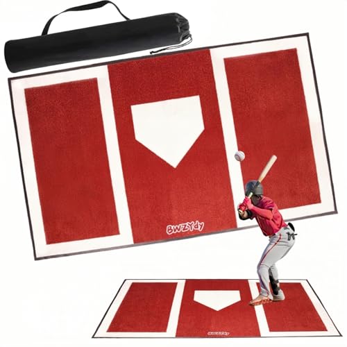 Baseball & Softball Hitting Mat with Carry Bag