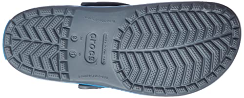 Image of crocs Unisex Adult Charcoal /Ocean Crocband Clog 11016-07W-M9W11